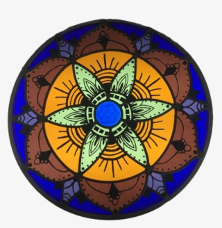 Stained Glass Mandala - Stained Glass #9378654