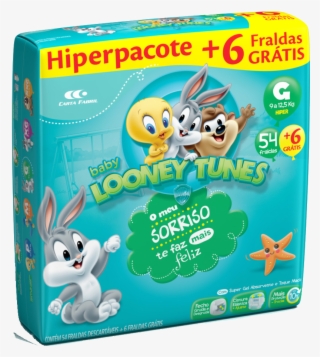 Fralda Looney Tunes Hiper G C/60 - Baby Looney Tunes #9378975