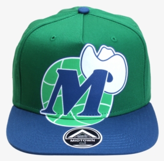 Dallas Mavericks Iog Huge Mhat Snap Cap - Dallas Mavericks Old #9380937