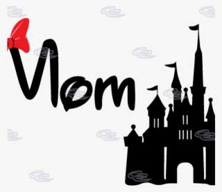 Minnie Mouse, Mickey Mouse, Cinderella Castle, Black, - Disney Castle Silhouette Png #9381167