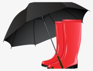 Umbrella Clipart Umbrella Rain - Rain Boots And Umbrella #9381958