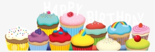 Birthday Cupcakes - Cupcakes Birthday Png #9382416