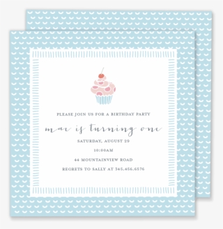 Cupcake Birthday Party Invitation - Bridal Shower #9382518