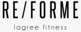 Re/forme Lagree Fitness Logo #9384219
