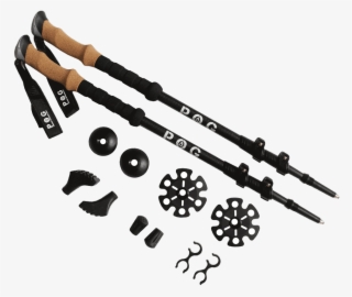 Pog Katahdin 3k Carbon Fiber Collapsible Trekking Poles - Trekking Backpack #9384566