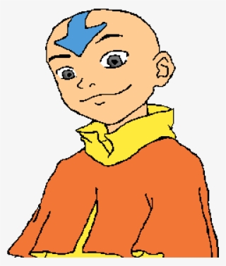 It's Aang - Cartoon #9384832