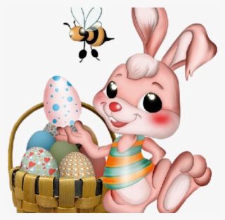 Herbivorous Clipart Easter - Lapin De Paques Dessin Couleur #9385488