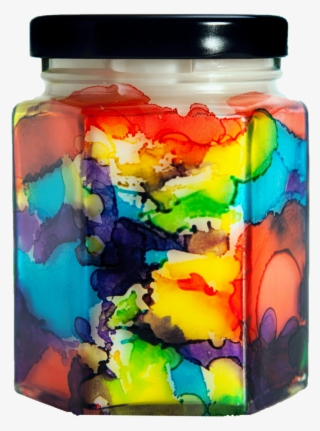 Gay Pride Rainbow Candle - Russian Candy #9385540