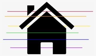 Lgbt Resource Center - Transparent Background Home Logo #9385611