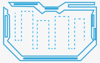 Tecnologia Bordo Gradiente Blu Immagine Png E Vettoriale #9385830