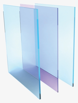 Click For Larger Image - Polar White Laminated Tempered Glass #9385988