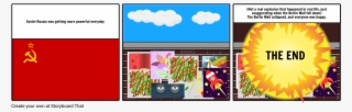 Cold War Comic Strip - Flag Of The Soviet Union #9386596