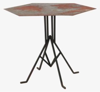 Beautifully Distressed Frank Lloyd Wright & Warren - End Table #9386663