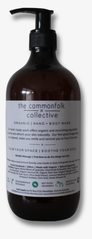 The Commonfolk Collective Organic Hand Body Wash - Glass Bottle #9386810