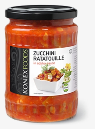 Zucchini Ratatouille In Adjika Sauce 580 Ml - Eggplant Ratatouille Konex #9388713