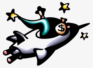 Entrepreneur Rides Rocket Ship Into Outer Space #9390120 Entrepreneur Rides Rocket Ship Into Outer Space #9390120