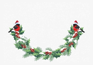 Christmas Robin Garland - Marcos De Dos Navidad #9390231