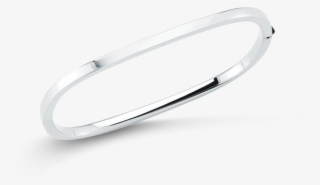 18k White Gold Square Bangle - Bangle #9391329