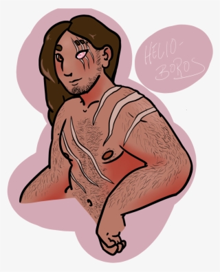 My New Character, Lathann The Human Druid With A Case - Cartoon #9391496