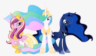 Princess Luna And Celestia And Cadence - Friendship Is Magic Princess Cadence #9391843
