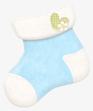 ϦᎯϧy ‿✿⁀ Baby Clip Art, Baby Cookies, Baby Sprinkle - Baby Boy Socks Clipart #9392101