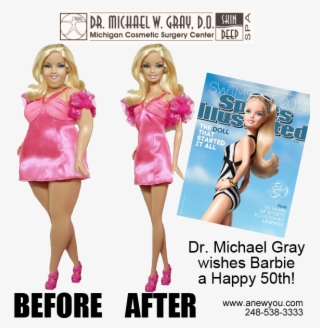 Fat Barbie And Skinny Barbie #9393373