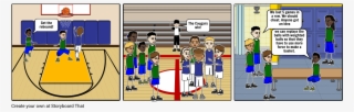 Basket-ball Mayhem - Cartoon #9393374