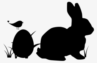 Download Png - Alice In Wonderland Rabbit Silhouette #9393684