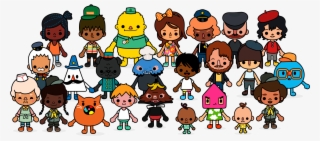 Town Clipart Drawing - Toca Boca Character Names #9394158