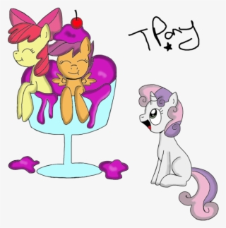 Ice Cream Pony Pink Mammal Cartoon Vertebrate Fictional - Mlp Ice Cream Cmc #9396355