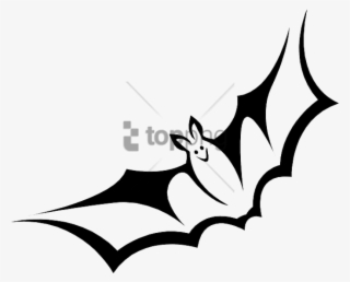 Free Png Download Bat Png Images Background Png Images - Black And White Bat #9396456