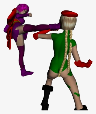 Old Cammy And Ayane Models Fighting Photo Cammy Vs - Robin #9397094