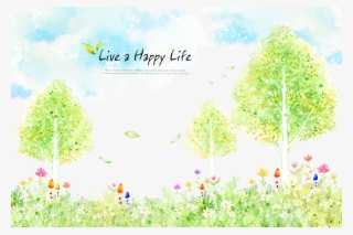Spring Watercolor Background #9397296 Spring Watercolor Background #9397296