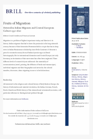 Journeys Of Books, Voices Of Tolerance - Document #9397510