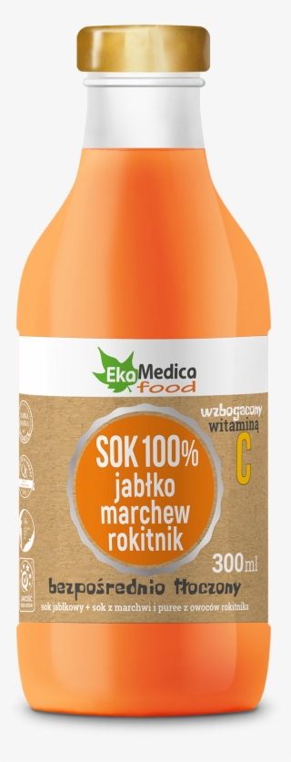 Carrot Rokitnik Apple Juice 350ml - Bottle #9397760