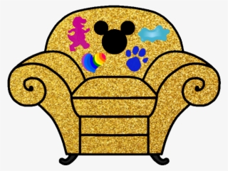 Mickey's Clues Golden Thinking Chair Blues Clues - Blue's Clues Golden Thinking Chair #9398202