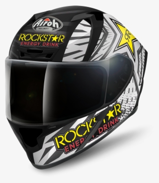 2018 Helmet Full Face 'valor' Rockstar Matt - Airoh Valor Rockstar #9398983