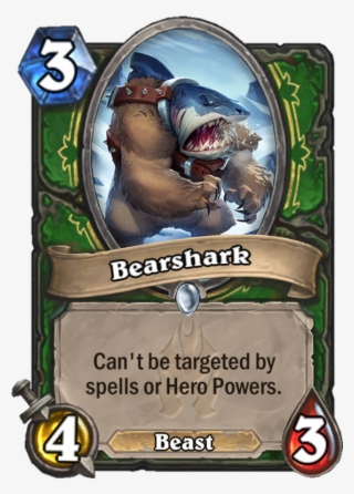 Bearshark Card - Hearthstone Dragon 8 Mana #9399412