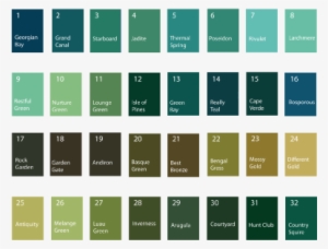 Color System - Ocean Color Names #940029