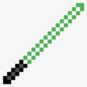 Green Lightsaber - Minecraft Katana Png #940030