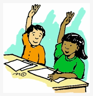 Raised Hand Cliparts - Put Your Hands Up Cartoon #940236