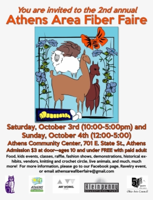 The 2nd Annual Athens Area Fiber Faire - Athens #940350