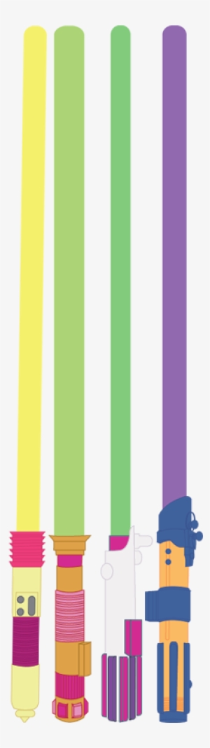 The Crystal Quartet's Lightsabers By Stu-artmcmoy17 - Star Wars #940402