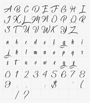 Font Characters - Number #940663