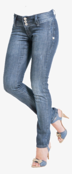 Girl Wearing Jeans - Ladies Jeans Png #941905
