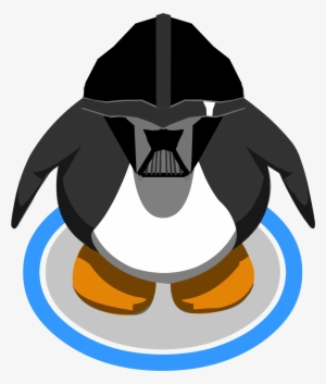Darth Vader Helmet Ingame - Red Penguin Club Penguin #942933