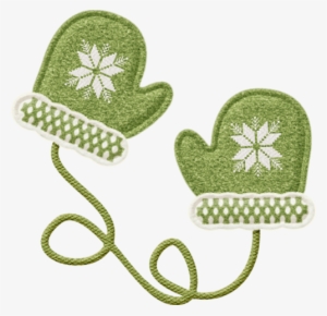 Sheilareid Sw Greenandwhitemittens - Craft #943078