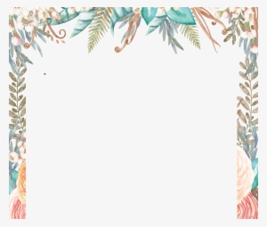 Hand Drawn Cartoon Blue Flower Decoration Vector - Cartoon #943266