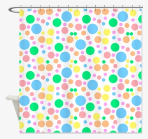 Pastel Bubbles Shower Curtain #943462