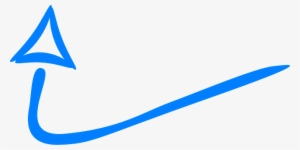 Click And Discover - Hand Drawn Arrow Blue #943464